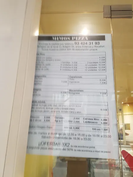 Mimos Pizzeria - Barcelona
