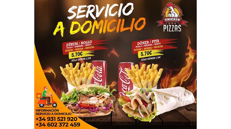 Restaurante Chicken Pizza - Barcelona
