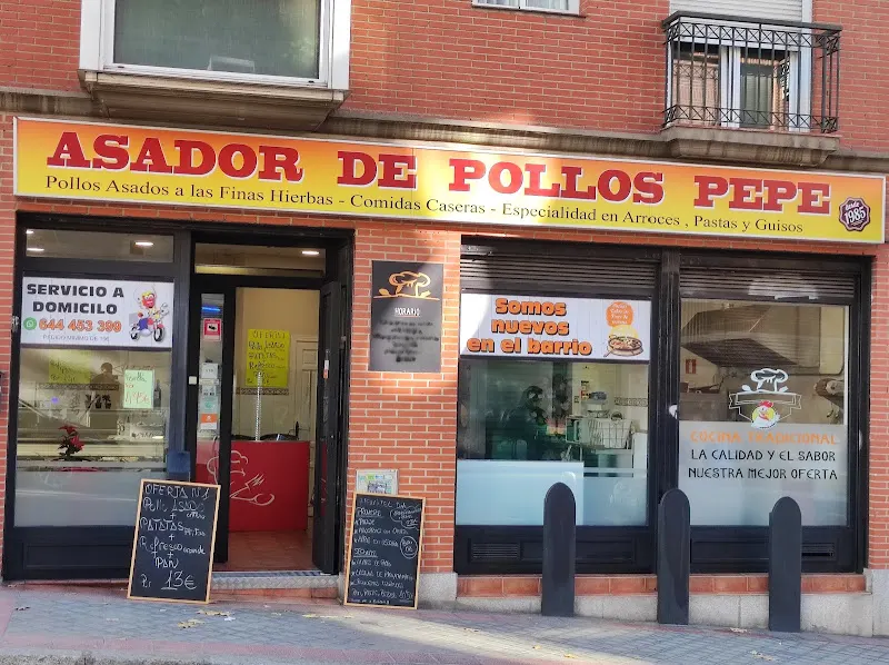 Asador de pollos Pepe - Restaurante de comida para llevar en Madrid