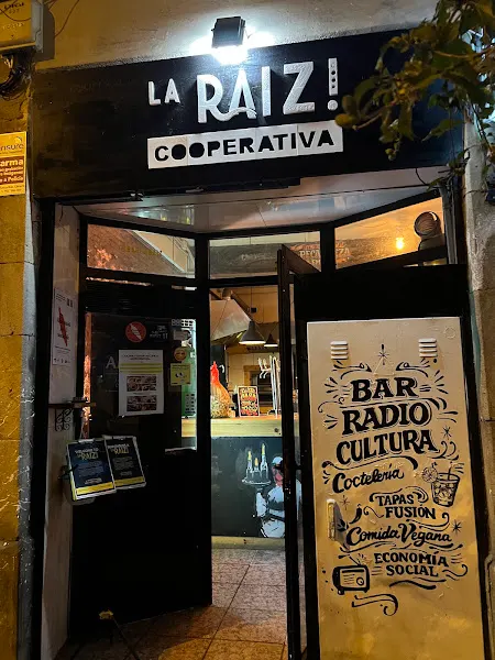 Bar La Raiz opciones vegan