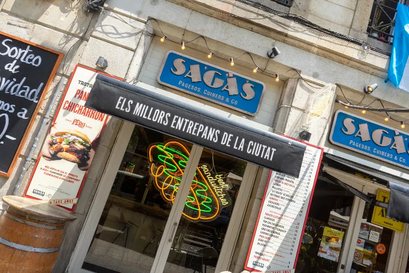 Sagàs Pagesos i Cuiners - Bocadillos gourmet - Barcelona